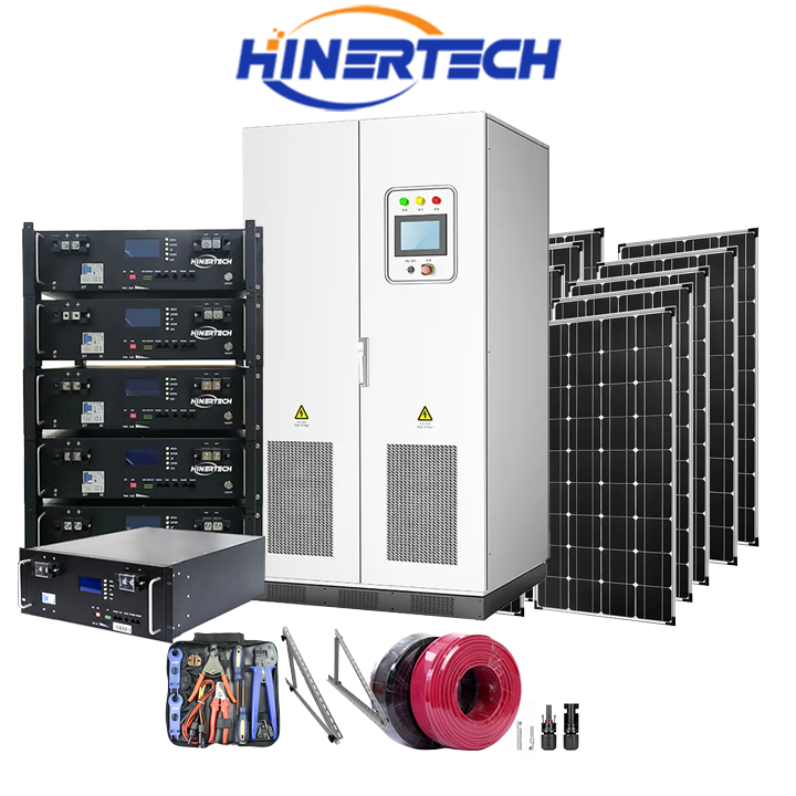 50KW OFF GRID SOLAR SYSTEM Lithium Battery & MPPT Inverter for Home Residential Commercial Use