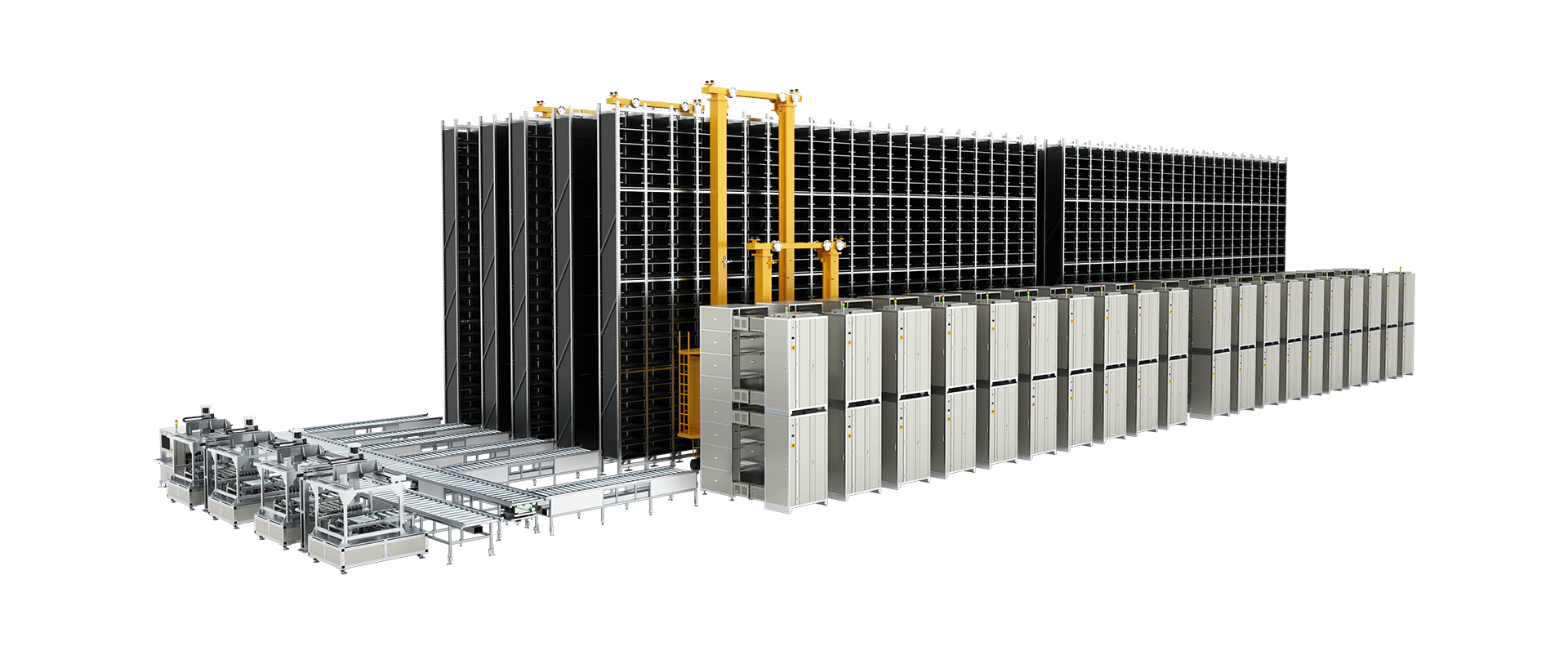 Post-processing Line Cylindrical Cell High Efficiency 350PPM Small & 200PPM Large Cylinder Compatible with 18650/21700/34/46/60 Series for Lithium Battery Mass Production