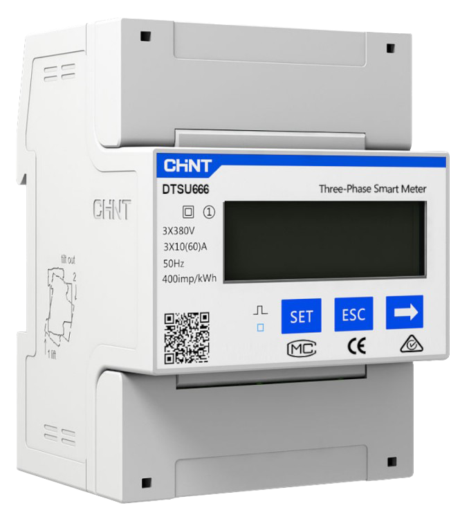 Three Phase Meter DTSU666 80A LCD Display RS485 Communication for Energy Monitoring in Industrial and Commercial Applications