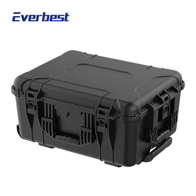 Portable Power Station 51.2V 5120Wh LiFePO4 Trolley Case Solar Generator for Outdoor & Emergency Use