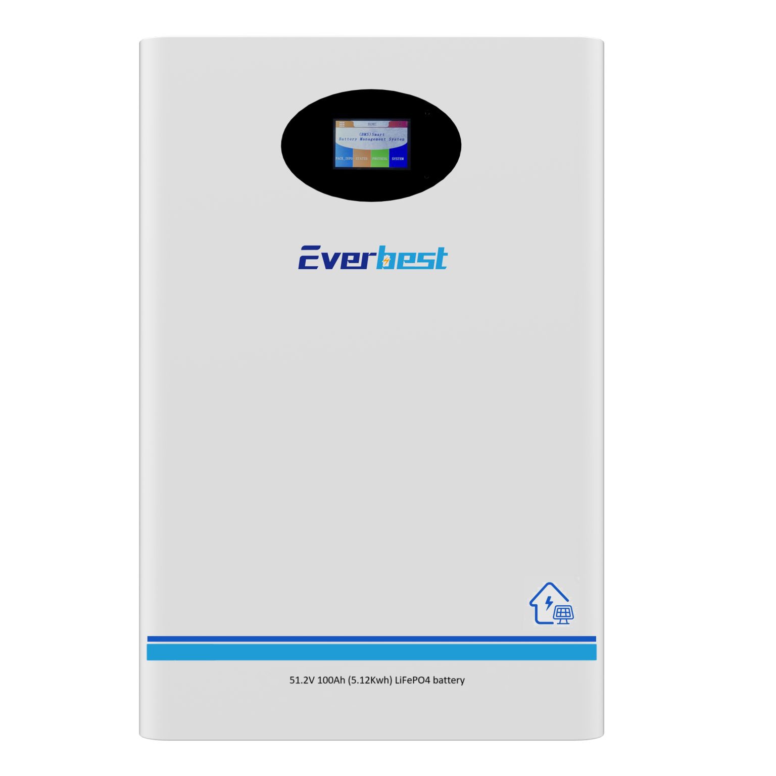 Deep Cycle LiFePO4 Lithium Ion Battery Pack 51.2V 100ah High-Cycle Life for Solar Energy Storage System
