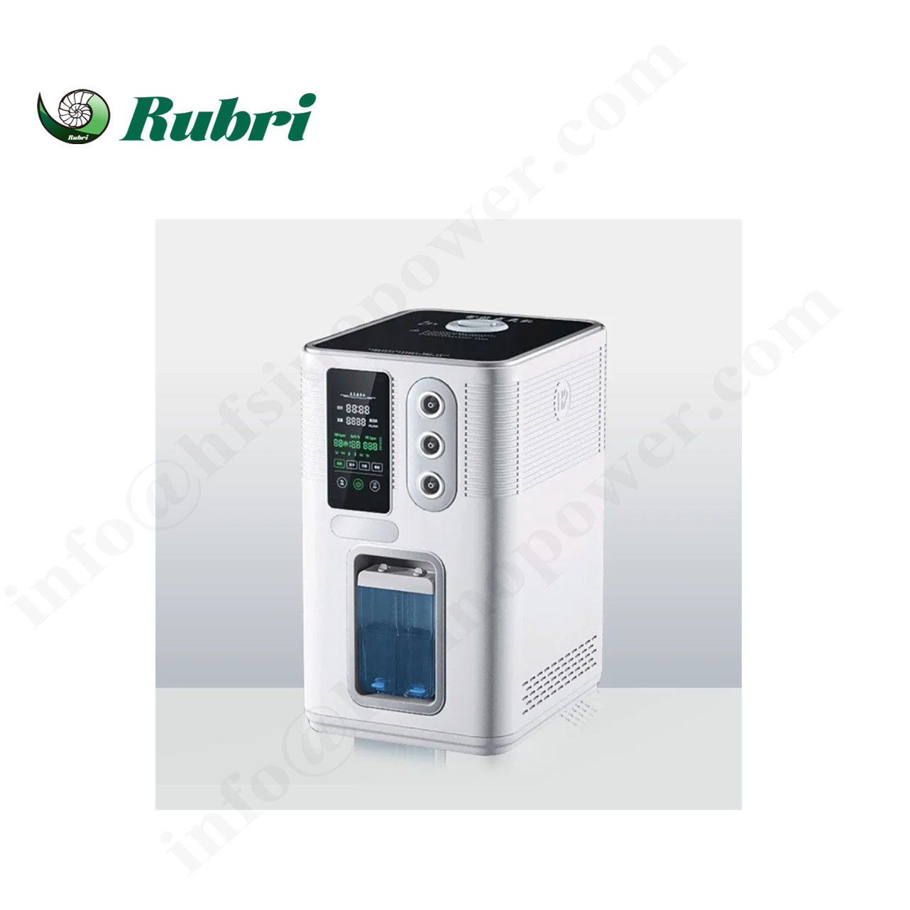 Rubri 1500ml/min 99.99% Hydrogen Inhalation Machine Pulse Mode for Home & Multi-User Use with Accessories