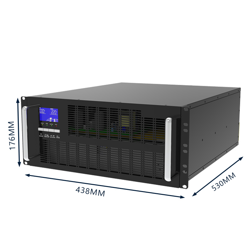15kVA, 20kVA Rack Mount Three Phase Online UPS High-Frequency 2U for Data Centers and Banks Virtue