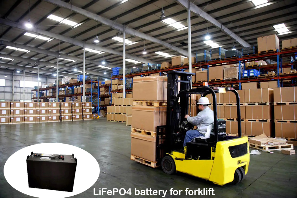 LiFePO4 Battery for Forklift High Energy Density Long Cycle Life Fast Charging Everbest