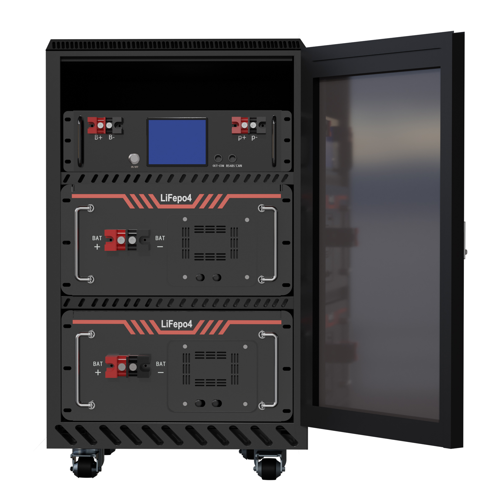 High Voltage 96V LiFePO4 Battery 30KWH 96V 304AH Long Cycle Life for Solar Energy Storage and Industrial UPS Systems Virtue