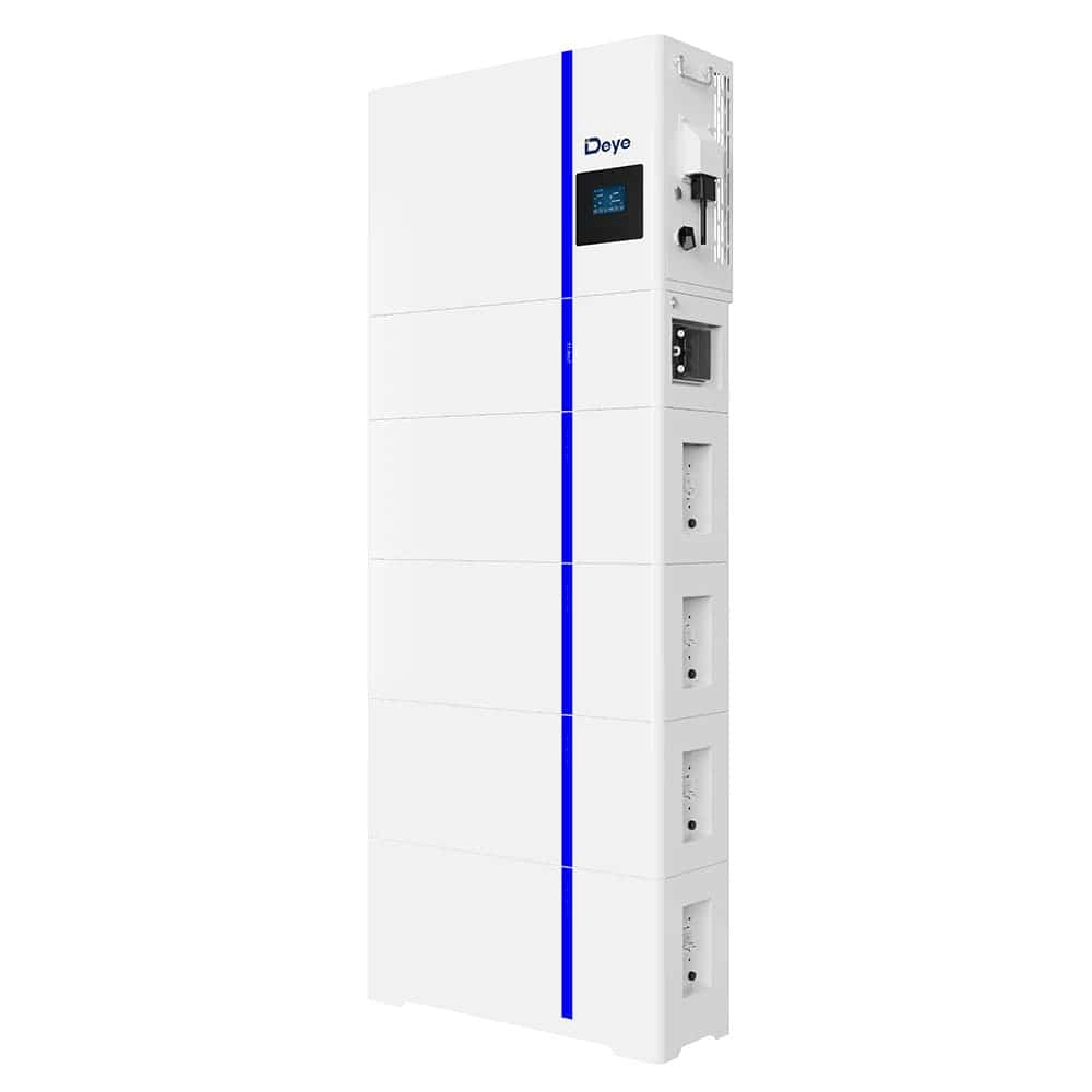 Deye Battery 5.12KWH Stackable Wall-Mounted for Solar Energy Storage and Backup Power