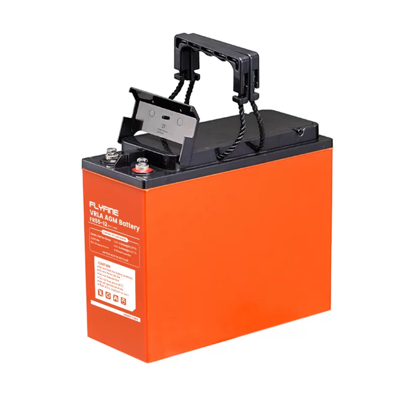 FR SERIES(AGM) 12V 55-200Ah 12-Year Design Life Telecommunication UPS EPS Flyfine