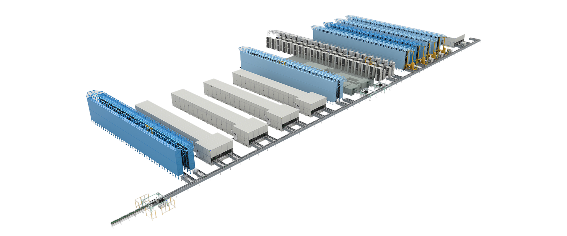 Post-processing Line Pouch Cell High Efficiency 17PPM Flexible Configuration for Soft Pack Battery Production Hynn