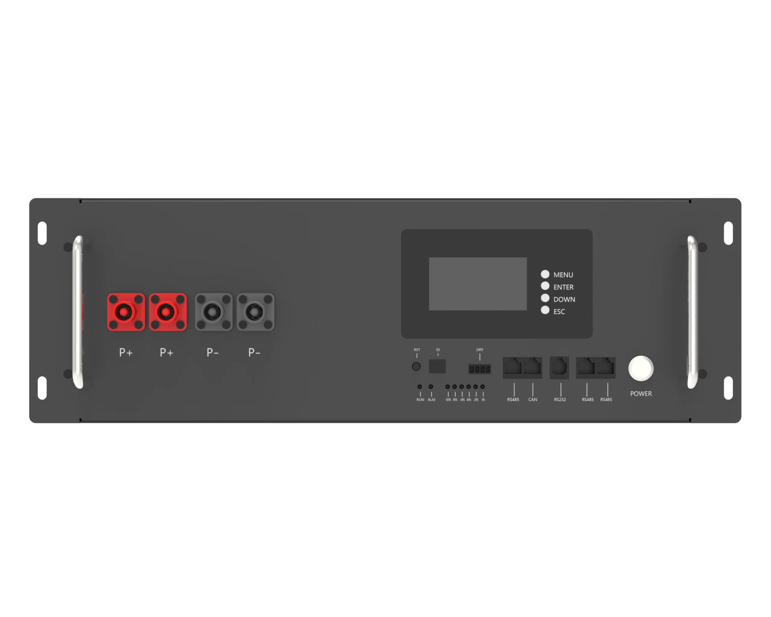 51.2V 100AH 5120Wh Rack Battery Lithium Iron Phosphate High-Capacity Energy Storage for Solar Systems and Backup Power