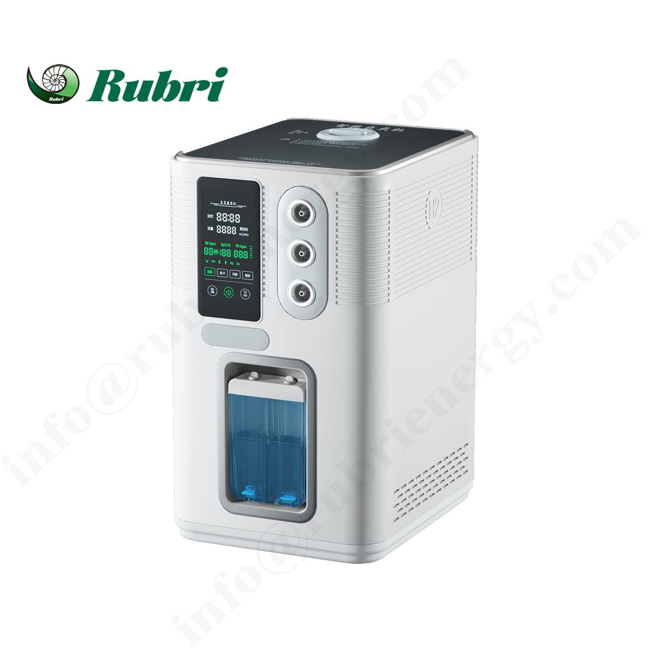 900ml 1500ml Home Use 99.99% Hydrogen Inhalation Machine SPE+PEM Technology with Nafion 117 Membrane for Home & Medical Use