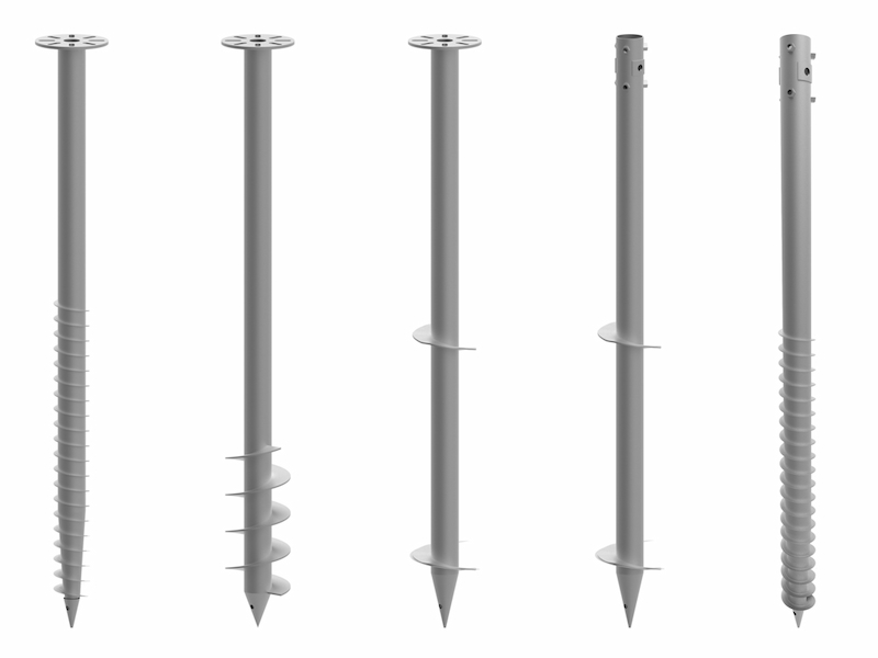 HDG Grounding Screw Hot-Dip Galvanized Q235 for Solar Mounting Systems and Ground Construction C&D Emerging Energy