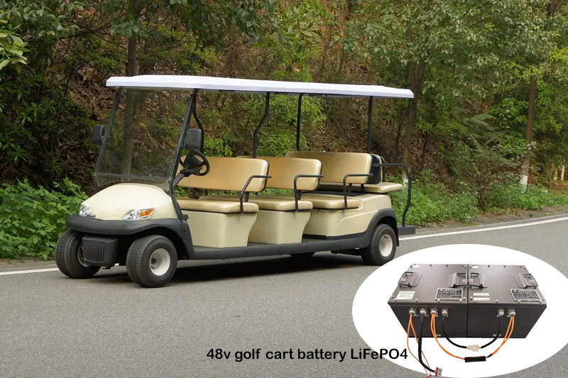 48V LiFePO4 battery 110Ah Fast Charging High Safety Long Cycle Life for Golf Cart