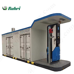 35Mpa Skid Mounted Hydrogen Refueling Station with Integrated Storage Tank and Control System for Fuel Cell Vehicles and Hydrogen Forklifts Rubri