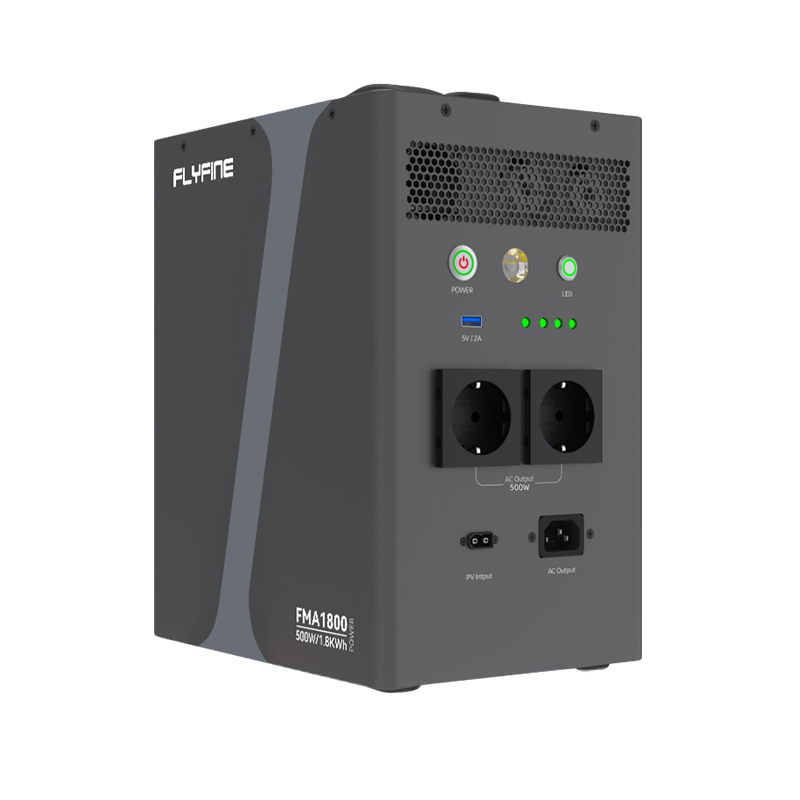 500W 1.8KWh/2KWh Portable Power Station High-Capacity Solar Generator for Outdoor & Emergency Use