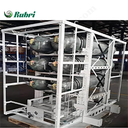 210L Hydrogen Storage Tank 35MPa Type III/IV Carbon Fiber Composite for Hydrogen Vehicles Trucks Buses Rubri
