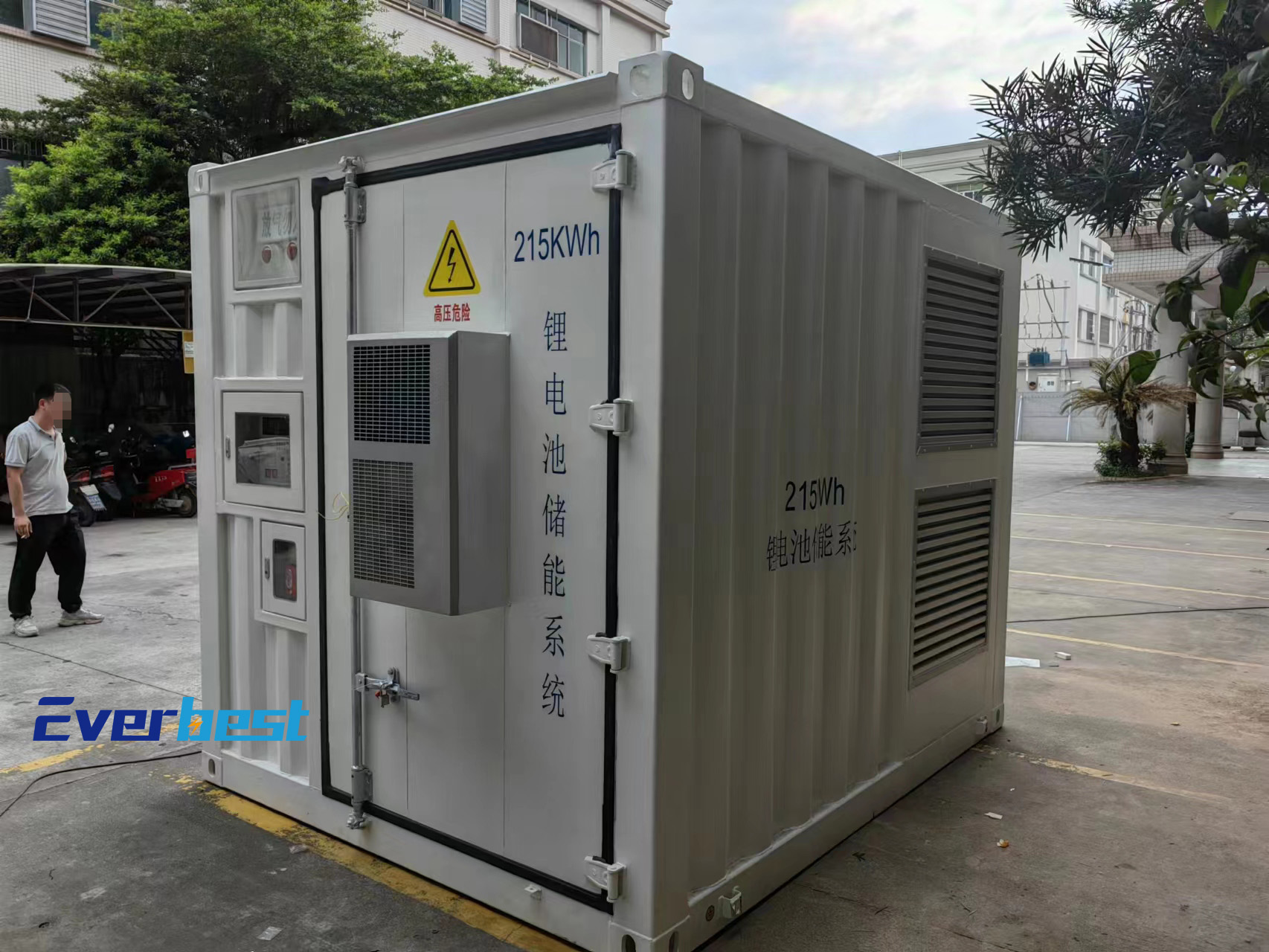 10FT ESS 100KW 215KWH Containerized Energy Storage System for Commercial and Industrial Applications