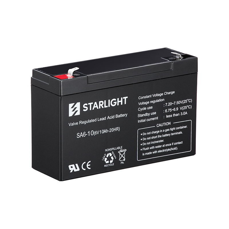SA6-10 (6V 10Ah-20HR) Sealed Lead Acid Battery for Backup Power and Renewable Energy Systems