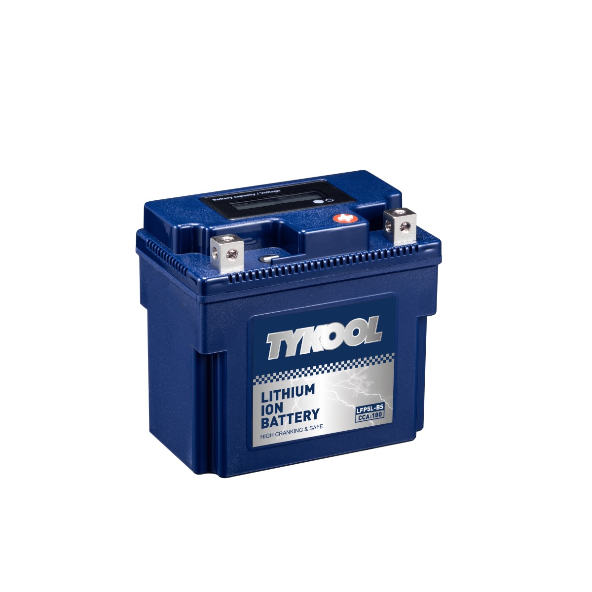 YTX5L-BS Motorcycle Lithium Battery 3.0Ah 12.8V LiFePO4 High CCA for Motorcycles Scooters Powersports