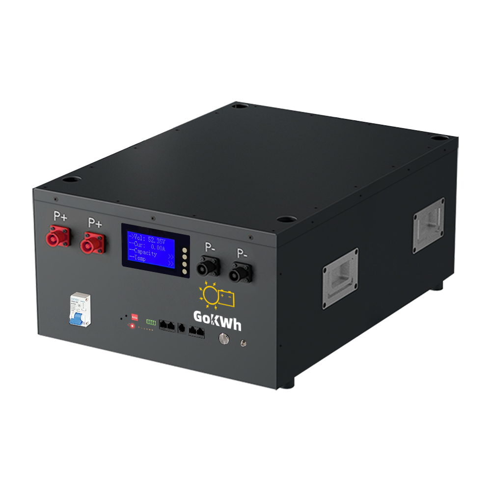 GoKWh 51.2V 200Ah 10.24kWh LiFePO4 Stack-mounted Battery Energy Storage Module High Thermal Stability for Home and Commercial Energy Storage