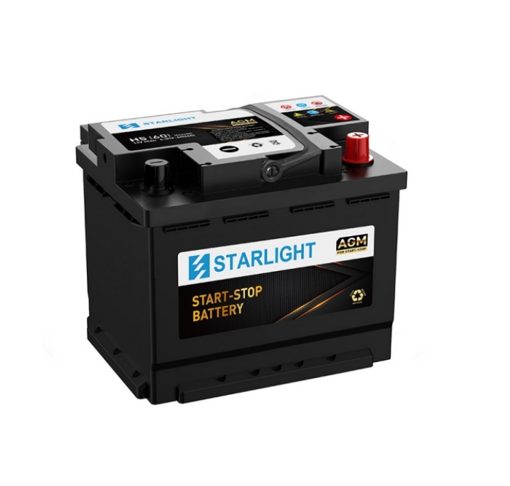 L1-AGM-50 Start-stop Battery 12V 50Ah High CCA 570 Cold Weather Resistant for Automotive Use