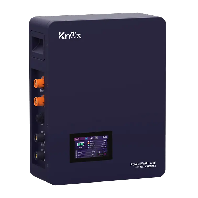 Powerwall 4.15 (25.6V100AH) Lithium-ion Battery 4.15kWh Smart BMS for Residential and Commercial Energy Storage