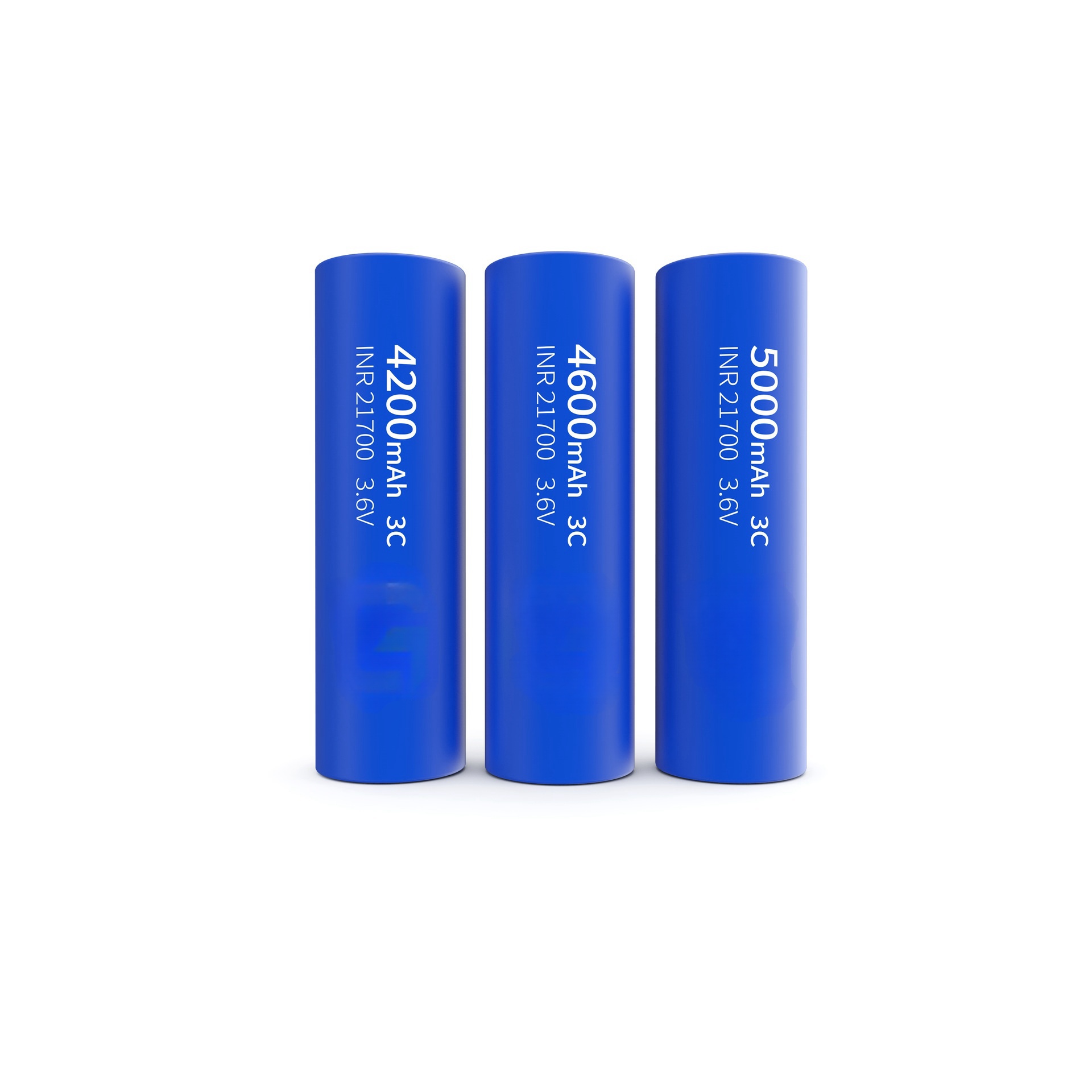 3.6V 4200/4600/5000mAh Cylindrical Power Lithium Battery Cell High Energy Density NCM+C/Si for Home Energy Storage Outdoor Dynamic Power Applications