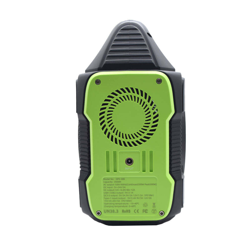 High Capacity 300W Outdoor Mobile Energy Storage Power Station 80000mAh Lithium Iron Phosphate for Camping and Emergency Backup GEB