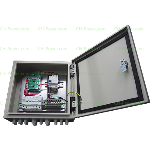 Solar PV Combiner Box 16inputs 1000Vdc IP65 Waterproof Surge Protection for Outdoor Solar Arrays CH-Power