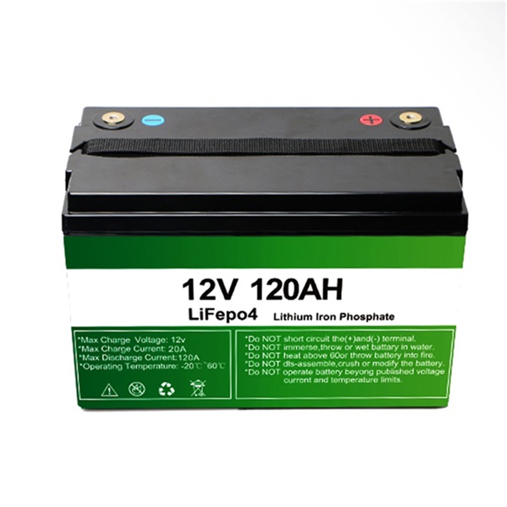 12V 120Ah LiFePO4 Battery Long Cycle Life Marine RV Solar Backup Power
