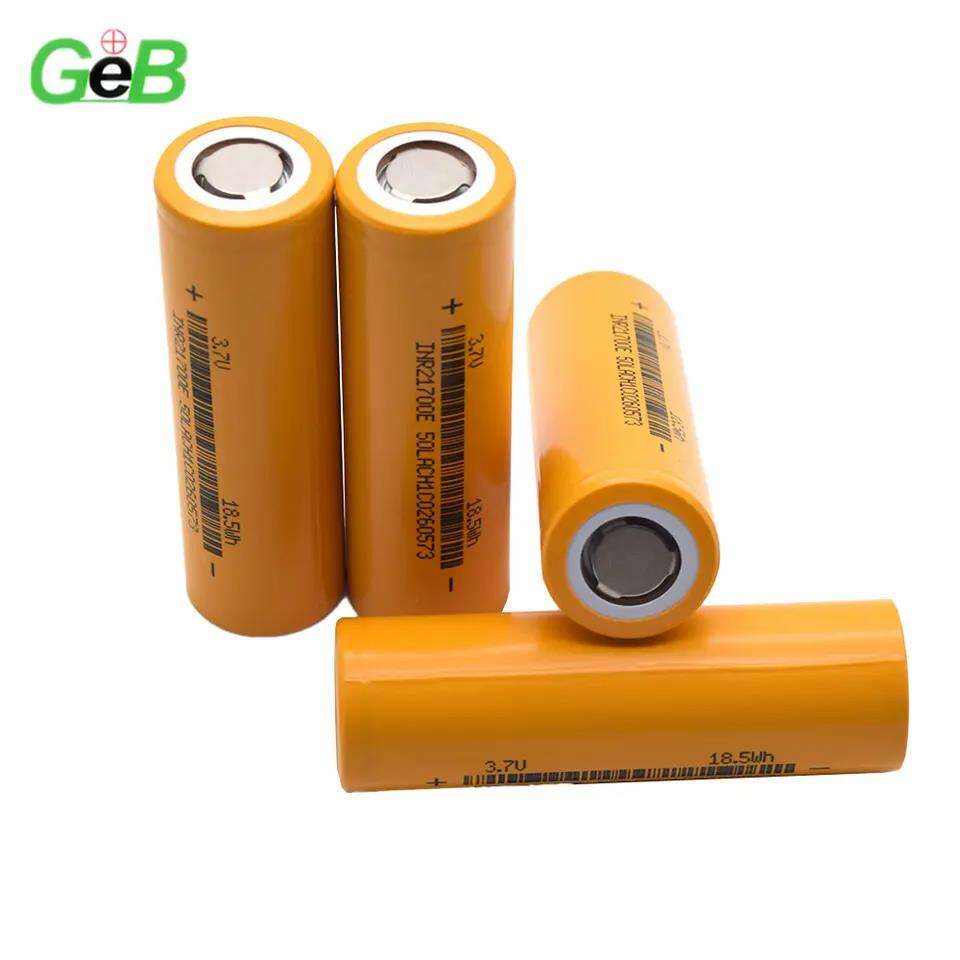 Cylindrical Battery Cell 18.5Wh High Capacity 3.7V for Electronics Toys GEB