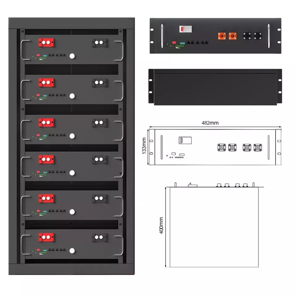 48V200AH Rack Mounted LiFePO4 Battery 9.6KWH Long Cycle Life for Solar Energy Storage System MAXPOWER