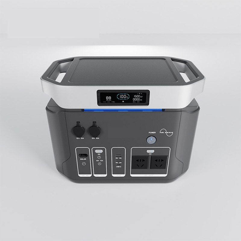 Portable Power Station 1200W 1500W LiFePO4 Battery 1228Wh 1536Wh for Outdoor Emergency Backup Enecell