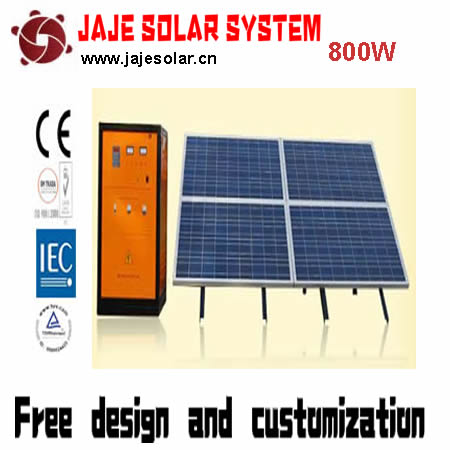 800W Solar System 220VAC Output 2.4KWh Daily Generation for Off-Grid Home and Remote Area Power Supply