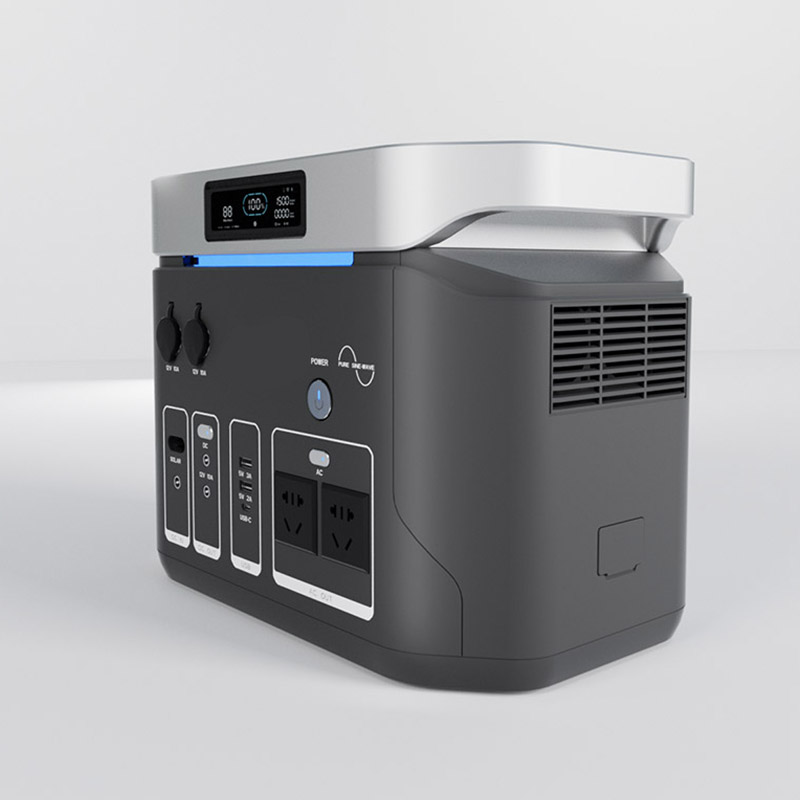 Portable Power Station 1200W 1500W LiFePO4 Battery 1228Wh 1536Wh for Outdoor Emergency Backup Enecell