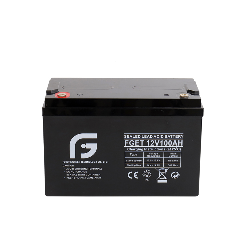 12V 100ah Lead Acid Deep Cycle AGM Rechargeable Solar Battery Sealed Maintenance-Free for Solar Storage and Backup Power FGET
