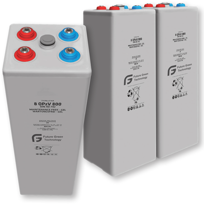 VRZ (OPzV) Series 2V Tubular Gel Battery Long-Life High-Cycle Deep Cycle for Solar Energy Storage & Backup Power Systems