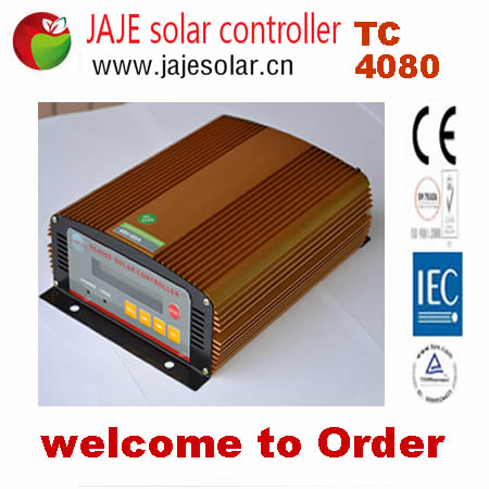 Solar Charge Controller 48V 80A MPPT LCD Display with HVD/LVD Protection for Off-Grid Solar Systems JAJE