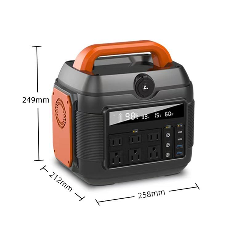 Portable Power Station 600W 160000mAh Outdoor Emergency Backup Solar Generator