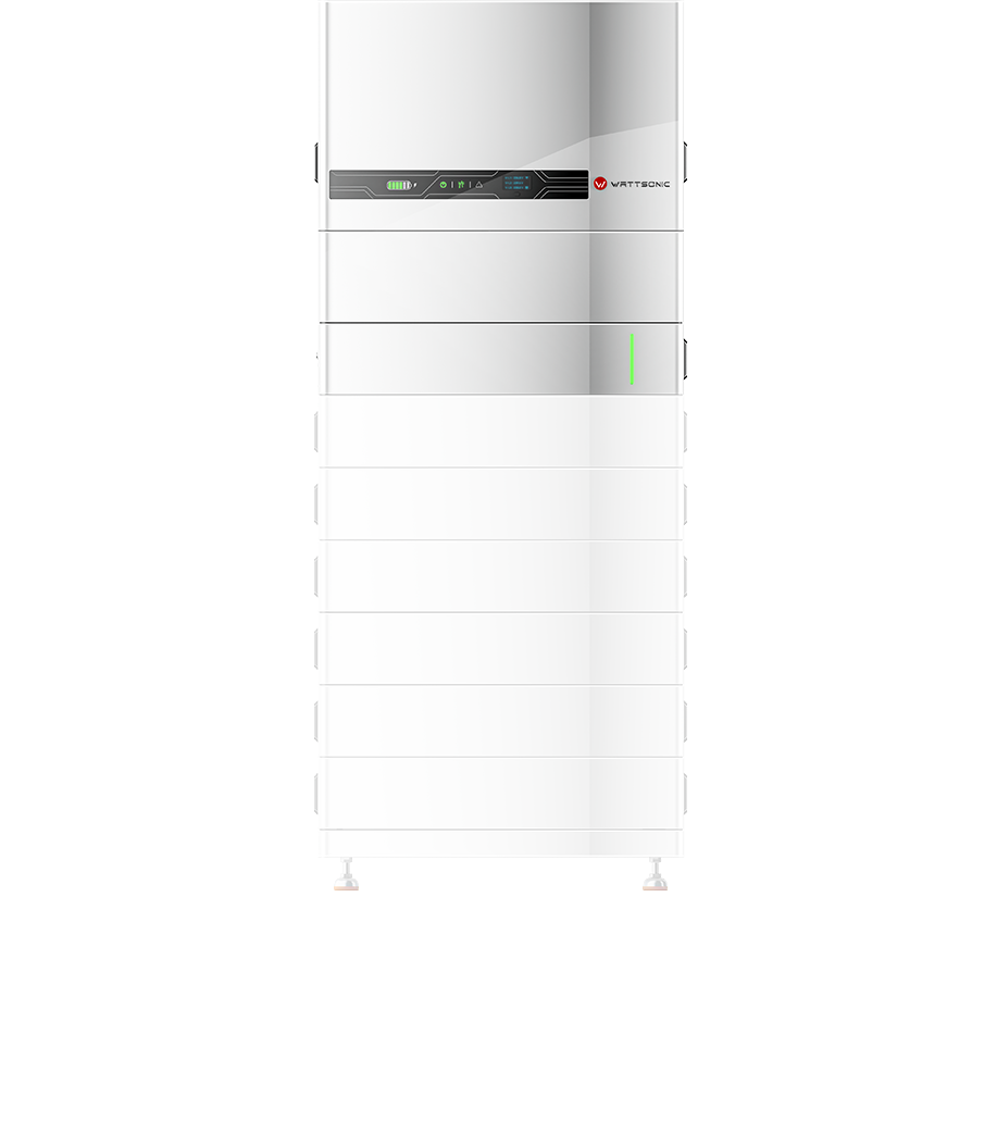 Wattsonic Li-HV Residential Three Phase AIO Series 11.5kWh-30.7kWh Hybrid Inverter with Plug-and-Play Design for Home Energy Storage and Backup Power