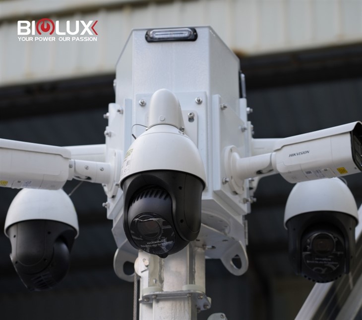 Security Tower Trailer With Camera High Efficiency Solar-Powered Off-Grid Surveillance for Remote Sites BIGLUX
