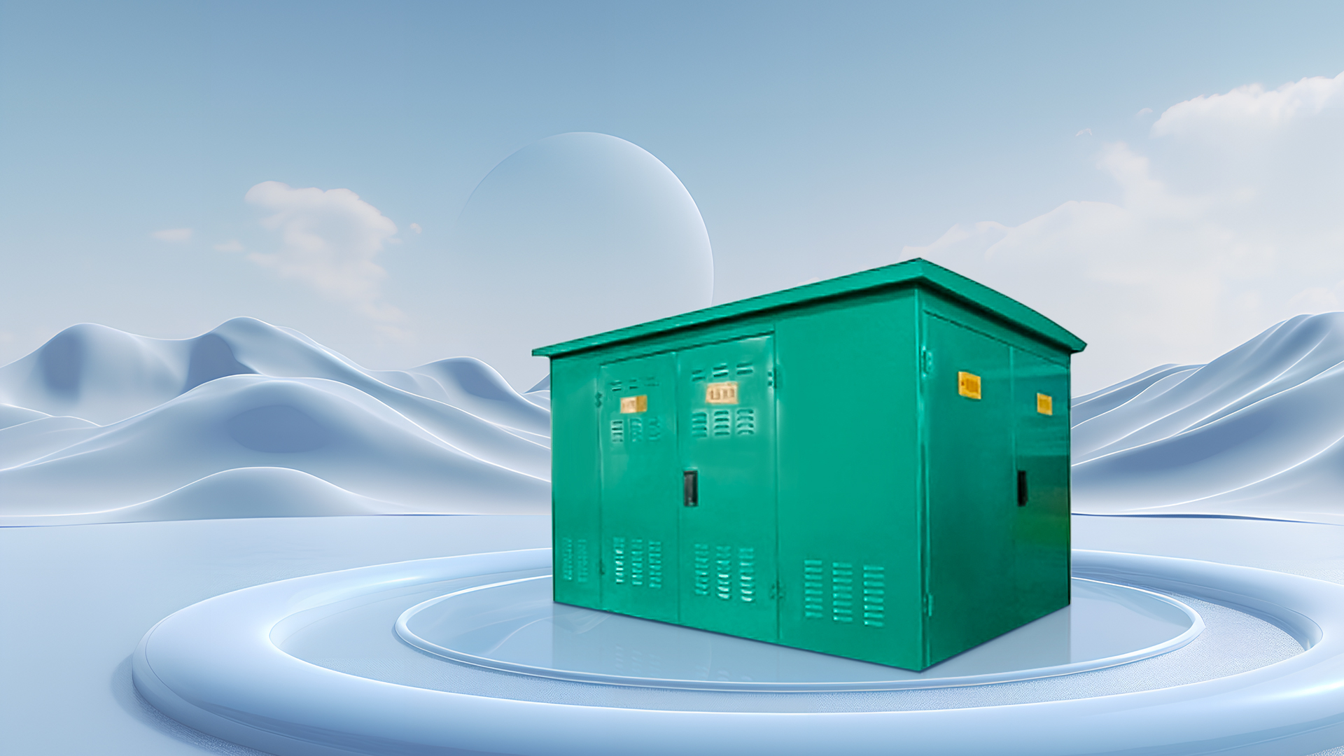 CEEG Semi-Buried Prefabricated Substation 12kV 50kVA-630kVA IP65 Waterproof Urban Grids and Industrial Parks CEEG