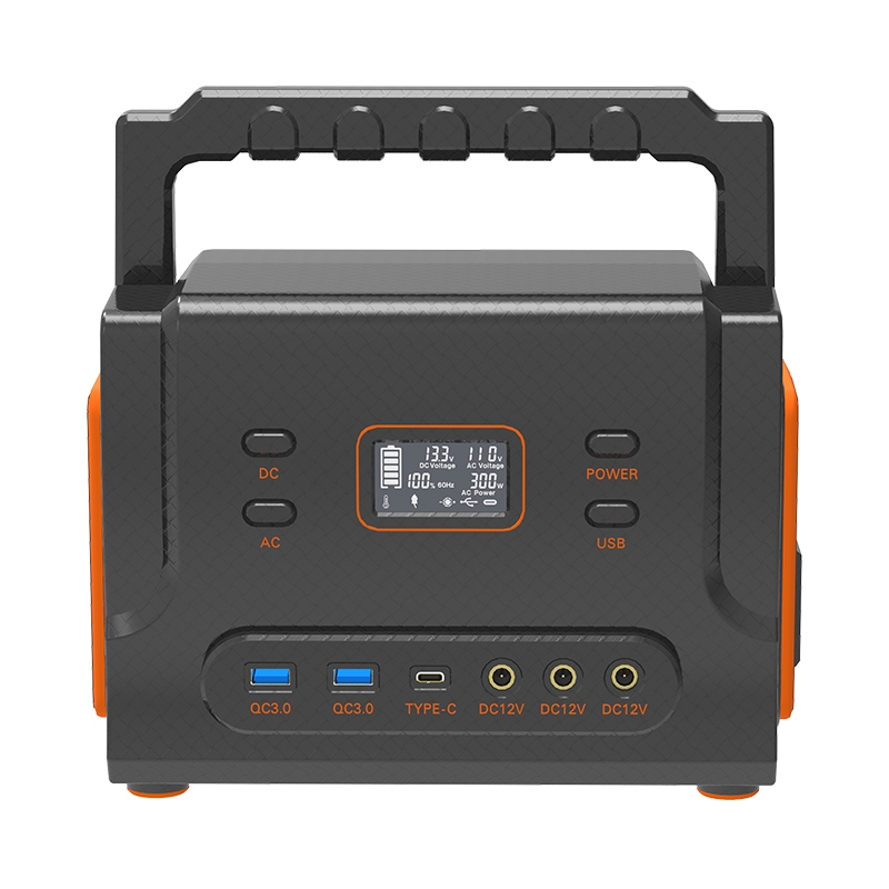 Srsolar Outdoor Power Bank 300W Lithium Battery 18650 Portable Solar Generator for Camping and Emergency Backup