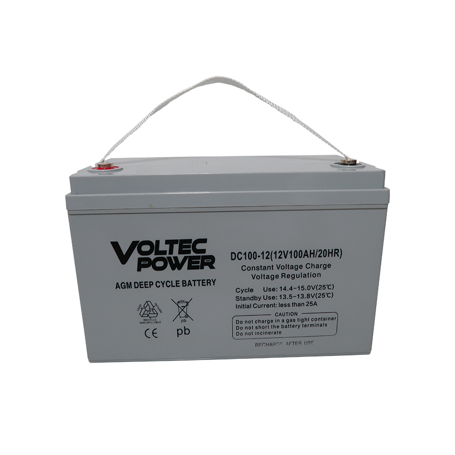 General Purpose Series Deep Cycle AGM Battery 6V/8V/12V 55-280AH High Power Density for Renewable Energy Systems VOLTEC