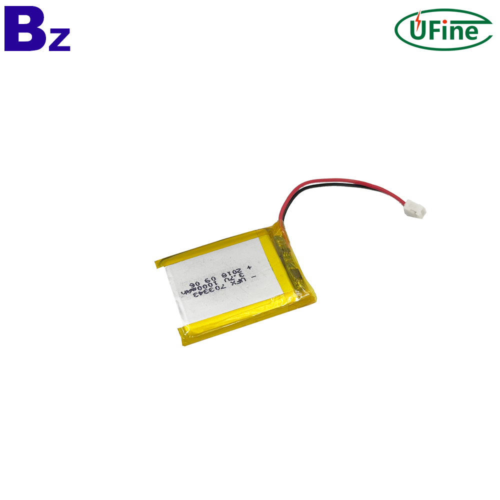 Rechargeable Li-po Battery 3.7V 1000mAh Long Cycle Life for Driving Recorder UFX