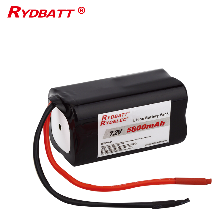 Rechargeable Li Ion Battery 3.7 V 5200mah 18650 High-Capacity Long Runtime for Underwater Lighting & Portable Devices RYDBATT