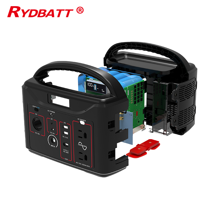 Storage Batteries for Home Use LiFePO? 12.8V 320Wh Portable Power Station for Outdoor & Emergency Backup Ryder