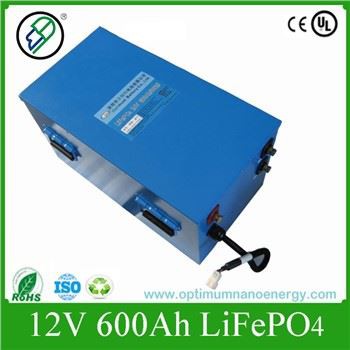 12V 600Ah LiFePO4 Battery 2000 Cycles 100% DoD for Home Energy Storage and Solar Systems