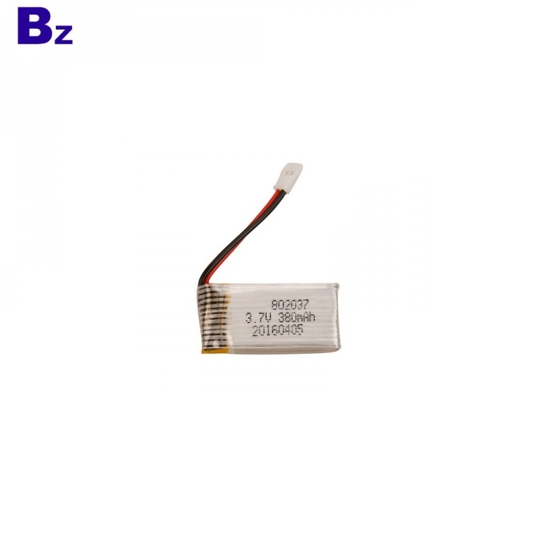Li-polymer Battery 380mAh 15C High Rate Discharge for RC Models BENZO
