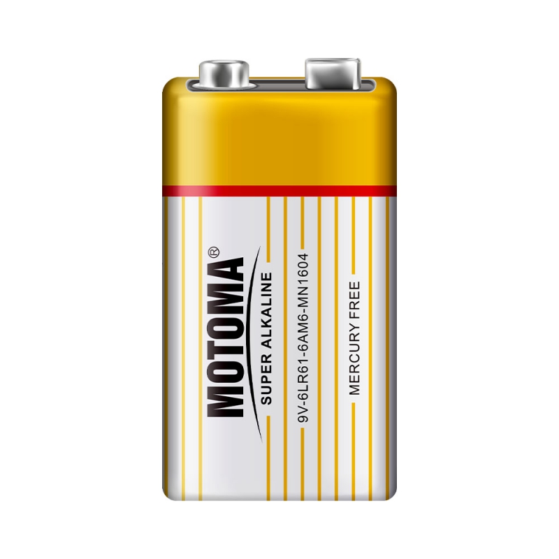 9V Alkaline Battery Super Alkaline High Performance for Toys and Electronics