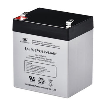 12V 4.5AH AGM Battery Rechargeable Sealed Lead Acid UPS Backup Power Supply Sunstone